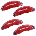 AOOA Aluminum Brake Caliper Cover Rim Accessories for Hyundai Kona (set of 4)