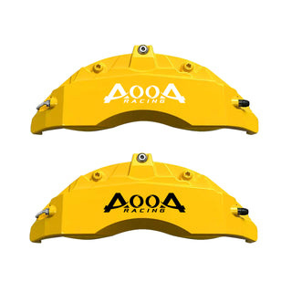Buy yellow AOOA Caliper Covers Brake Aluminum Caliper Covers Fits Tesla Cybertruck 2024-2025 (Set of 4)