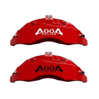 Buy red AOOA Caliper Covers Brake Aluminum Caliper Covers Fits Tesla Cybertruck 2024-2025 (Set of 4)