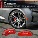 AOOA Cubiertas de Pinza de Disco de Freno Amarillo para Chevrolet Camaro Bumblebee (juego de 4)