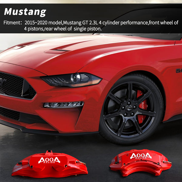 AOOA aluminum caliper covers for Ford Mustang (Set of 4)