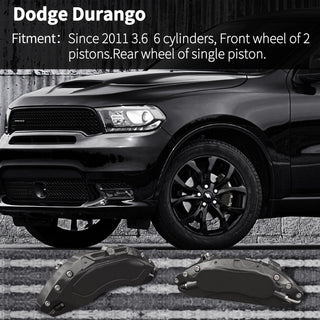 AOOA Auto Parts Caliper Covers for Dodge Durango (set of 4)
