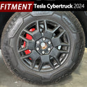 AOOA Caliper Covers Brake Aluminum Caliper Covers Fits Tesla Cybertruck 2024-2025 (Set of 4)